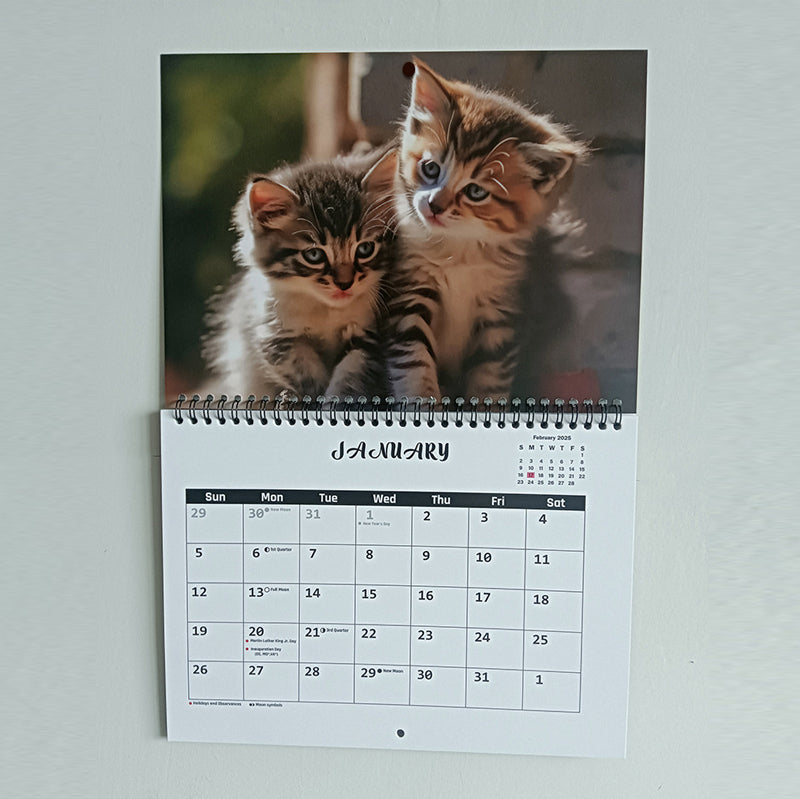 2025 Three Cats Calendar