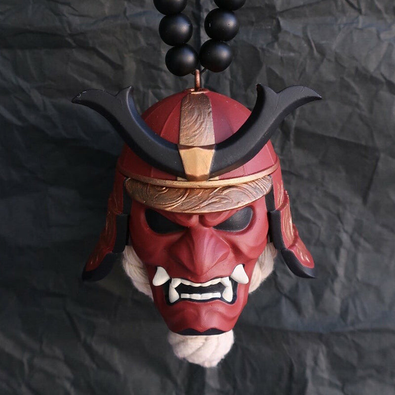 Japanese Oni Mask Car Rear Veiw Mirror Ornament