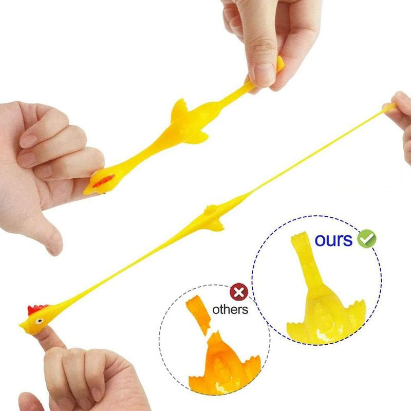 Slingshot Chicken Flying Finger Toy