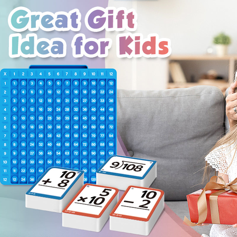 Math Flash Cards and Pop Fidget Chart