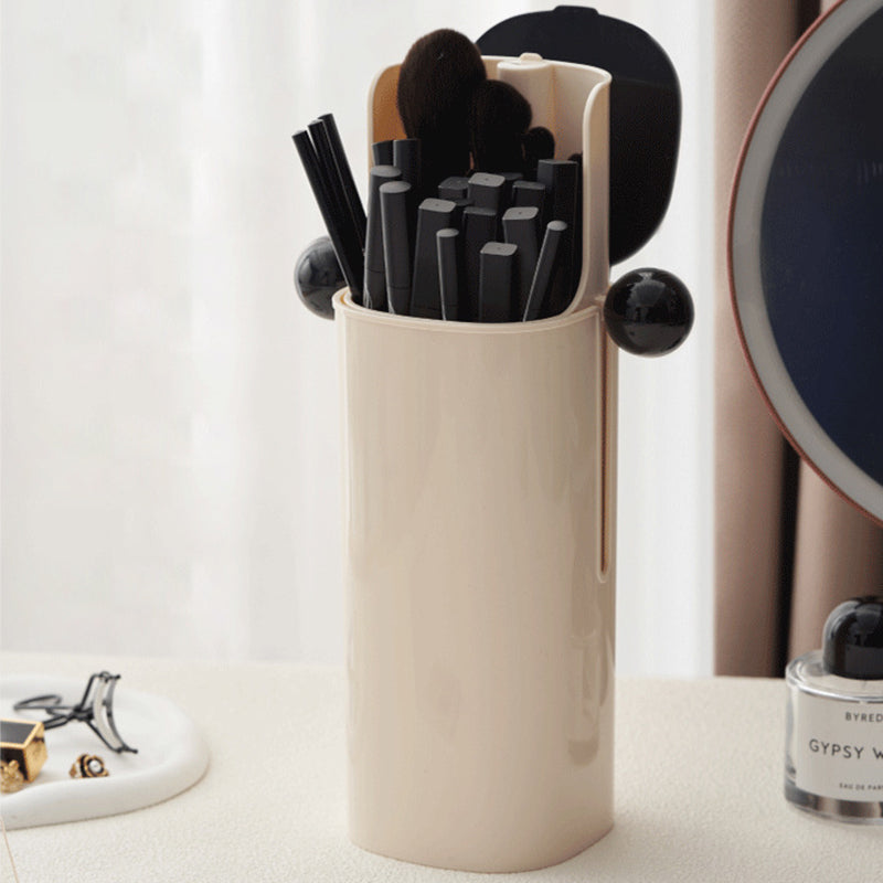 Automatic Lifting Dustproof Makeup Brush Storage Tube