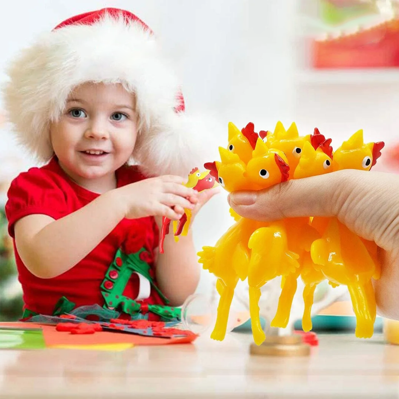 Slingshot Chicken Flying Finger Toy
