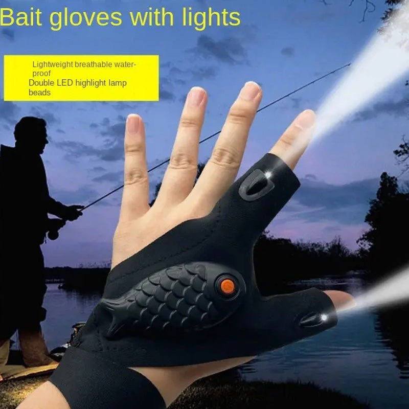 Adjustable LED Flashlight Gloves(1 pair)