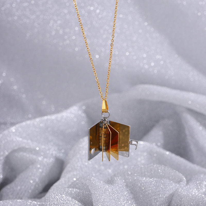 Locket Letter - Message in Steel