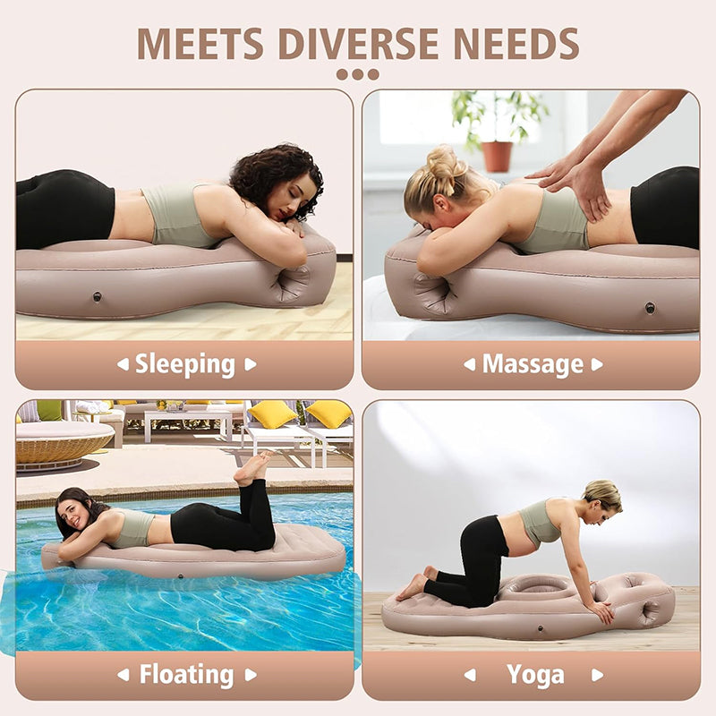 Comfortable Pregnancy Pillow for Side and Prone Sleeping