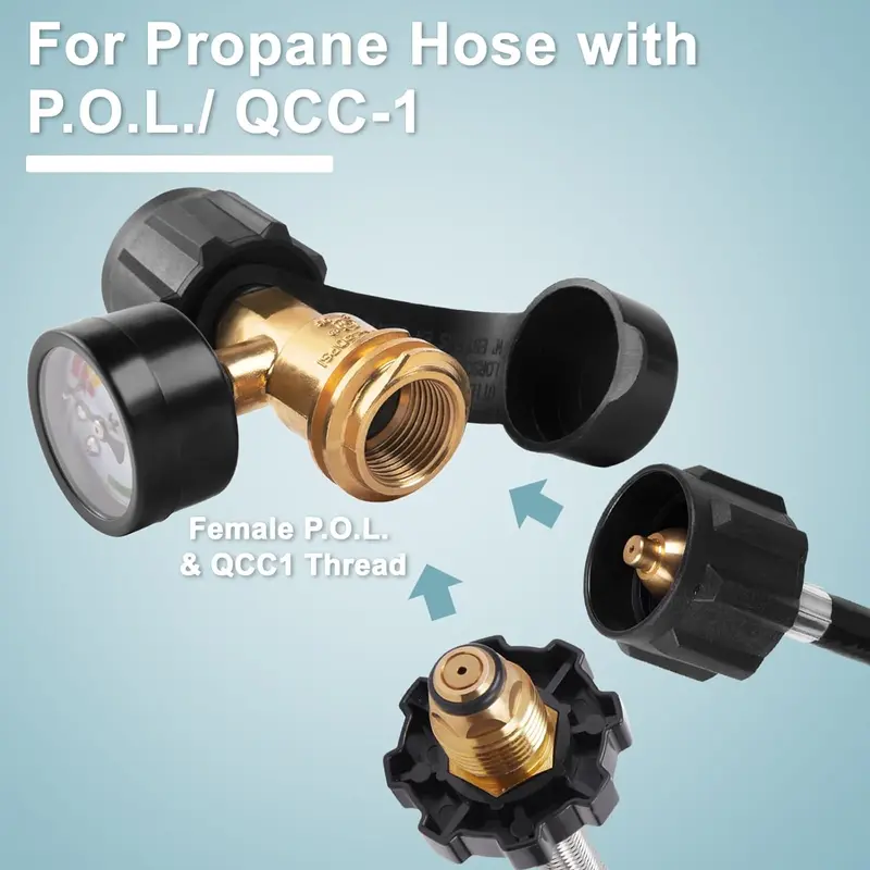 Universal Propane Tank Gauge for 5-100 Pound LP Tanks