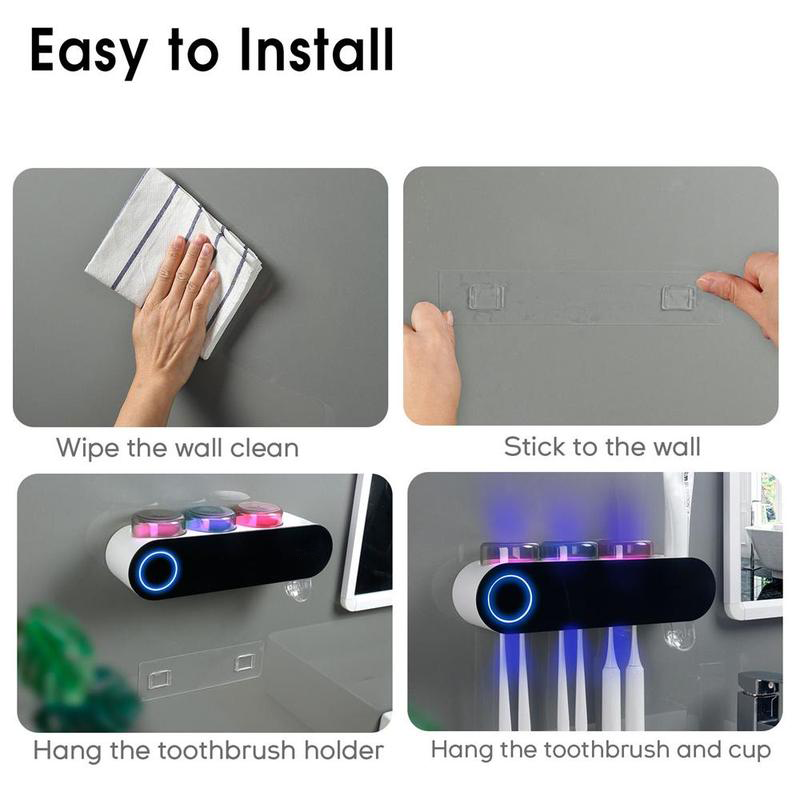 Toothbrush Holders with Ultraviolet Disinfection
