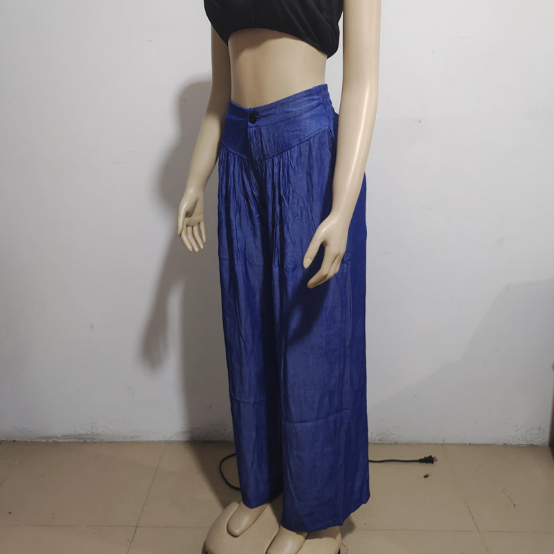 Wide-leg High-waisted Jeans