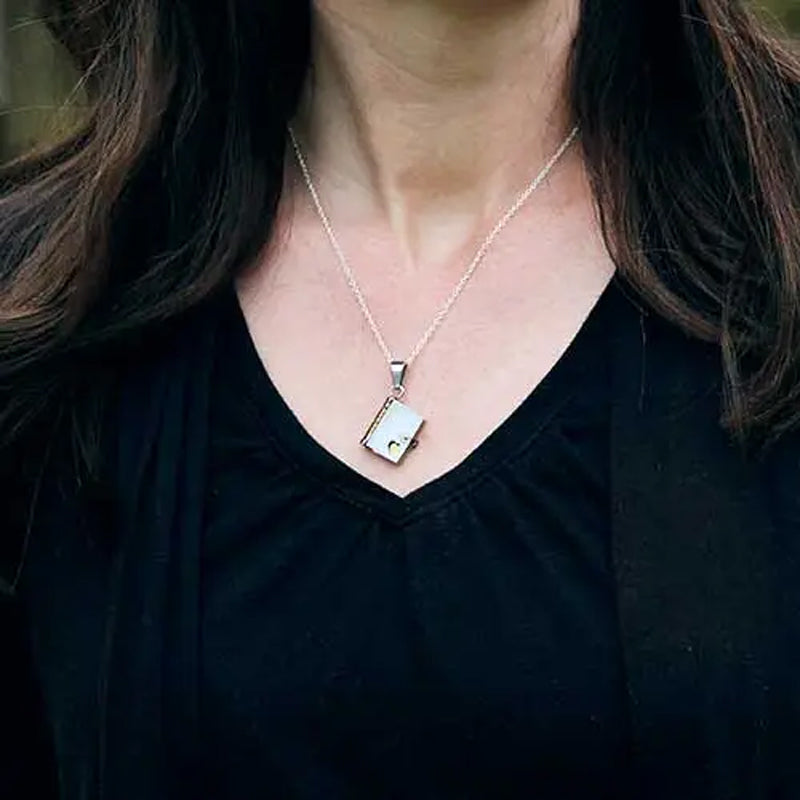 Locket Letter - Message in Steel