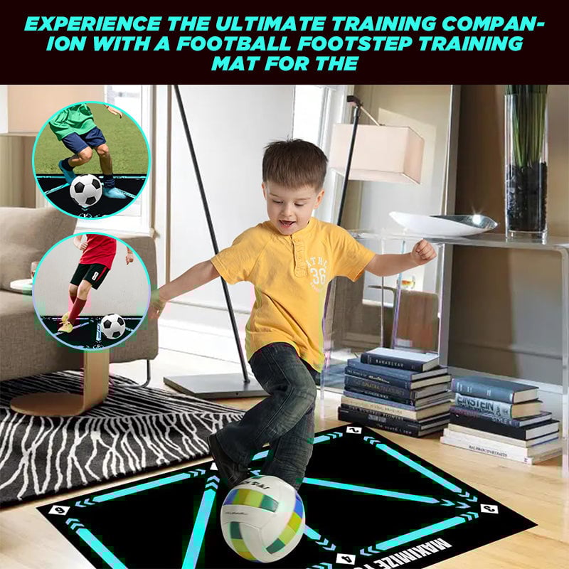 Silent Non-Slip Soccer Training Mat for All Levels