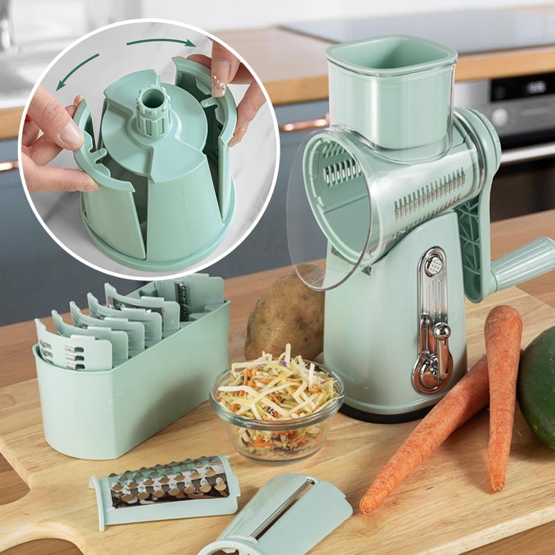 5 in 1 Cheese Vegetable Grater with Handle
