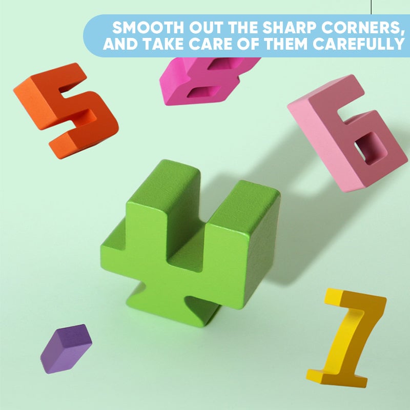 Montessori-Inspired Wooden Number Blocks – Unlock Your Child’s Potential!