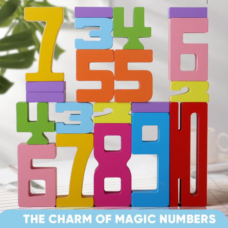Montessori-Inspired Wooden Number Blocks – Unlock Your Child’s Potential!