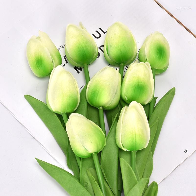 Outdoor Artificial Tulip Flowers 1 bundles（7pcs）