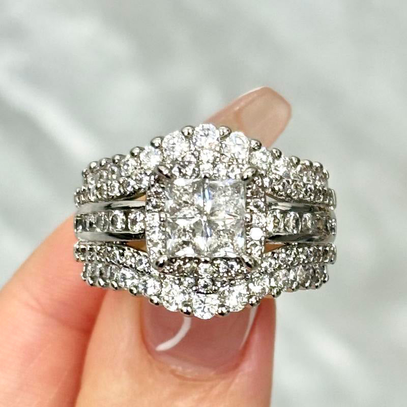 Square Five-in-One Ring for Women