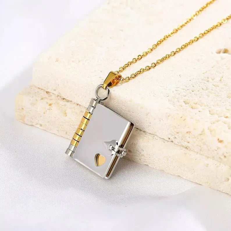 Locket Letter - Message in Steel