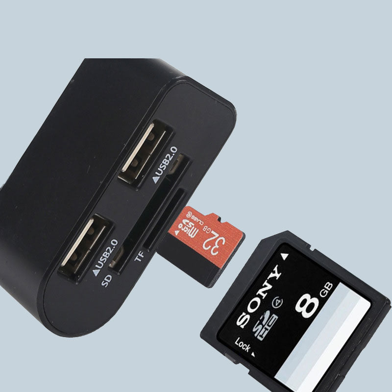 4-in-1 Rotating USB Hub
