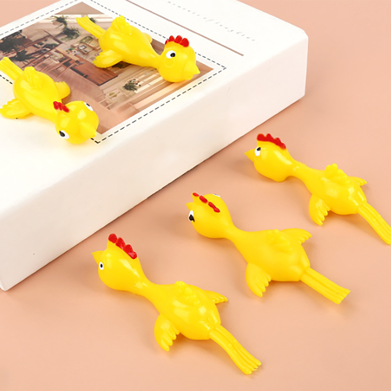 Slingshot Chicken Flying Finger Toy