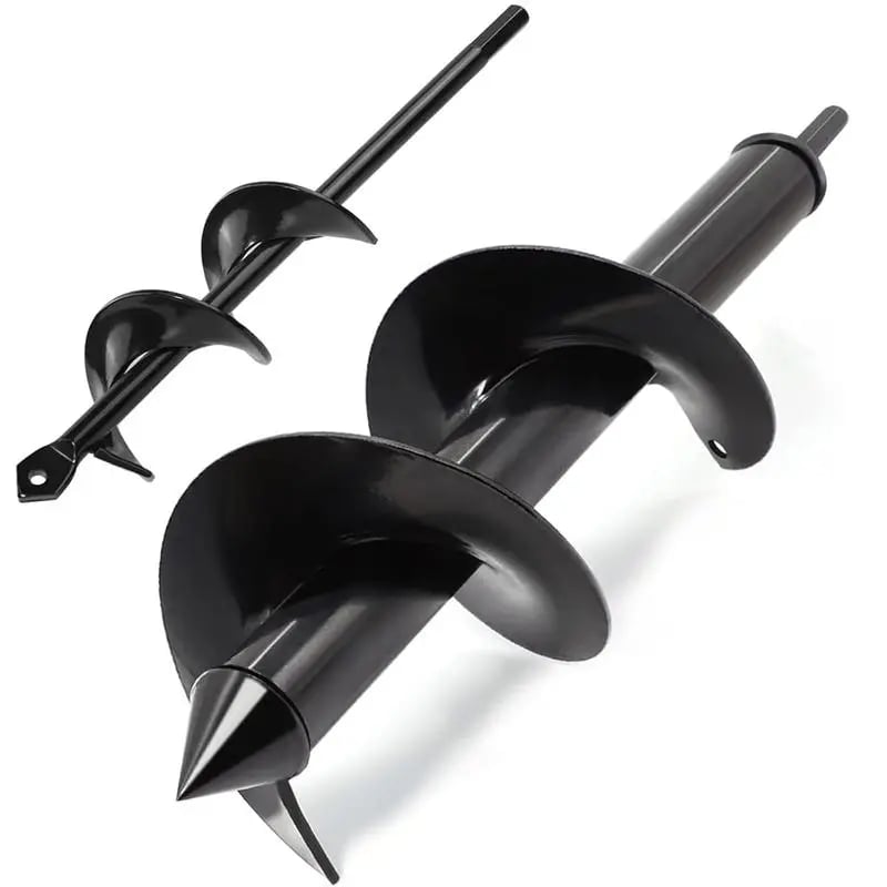 Spiral Rod Earth Drill Bits 2 Counts/set