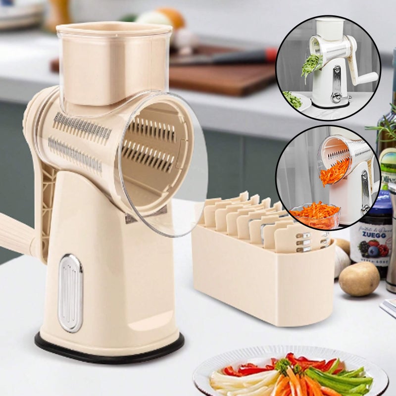 5 in 1 Cheese Vegetable Grater with Handle