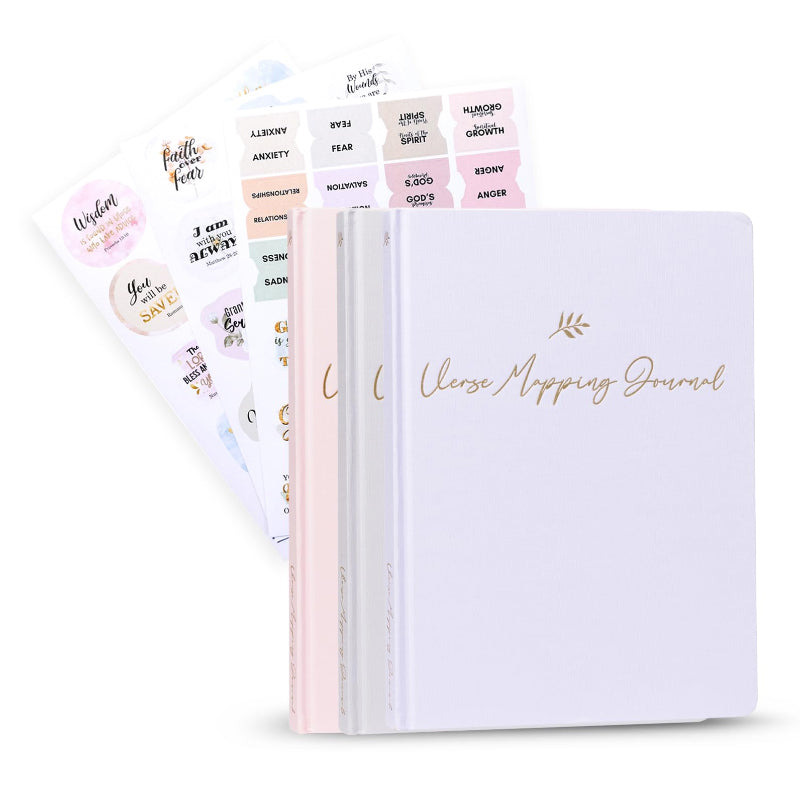 Linen Bible Verse Mapping Journal