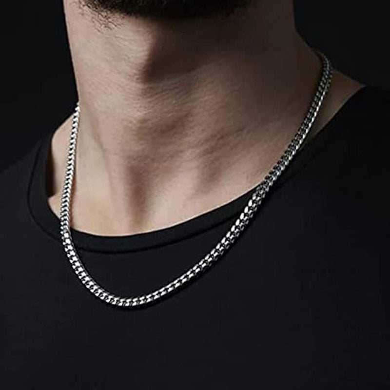 Mens Cuban Link Chain Necklace