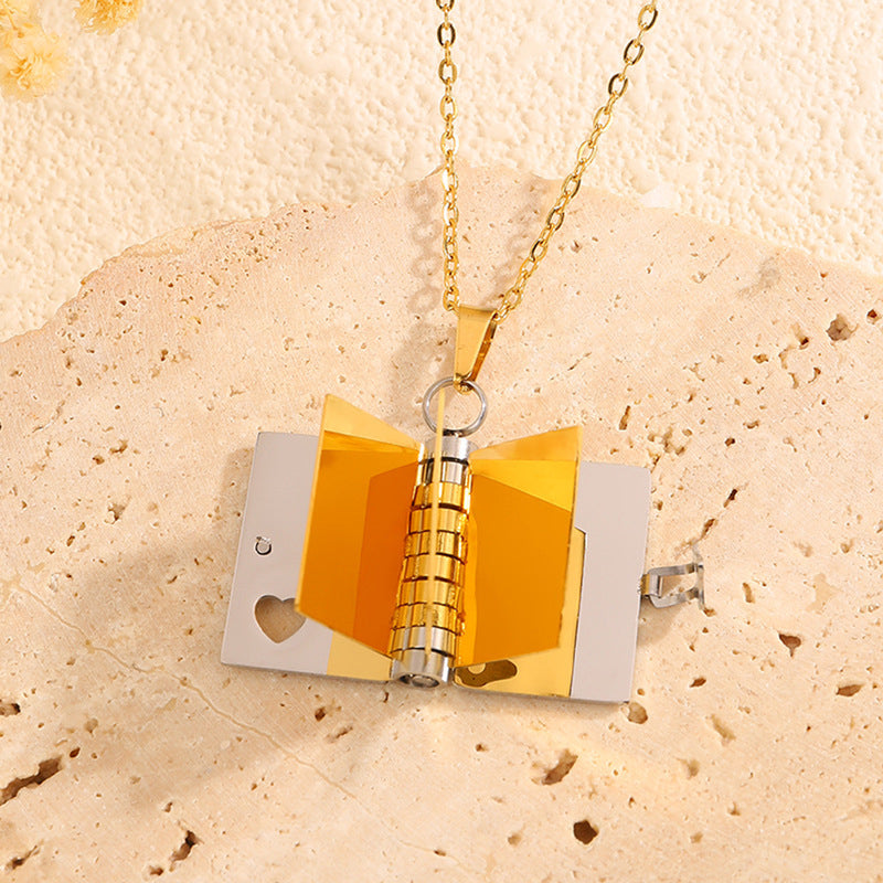 Locket Letter - Message in Steel