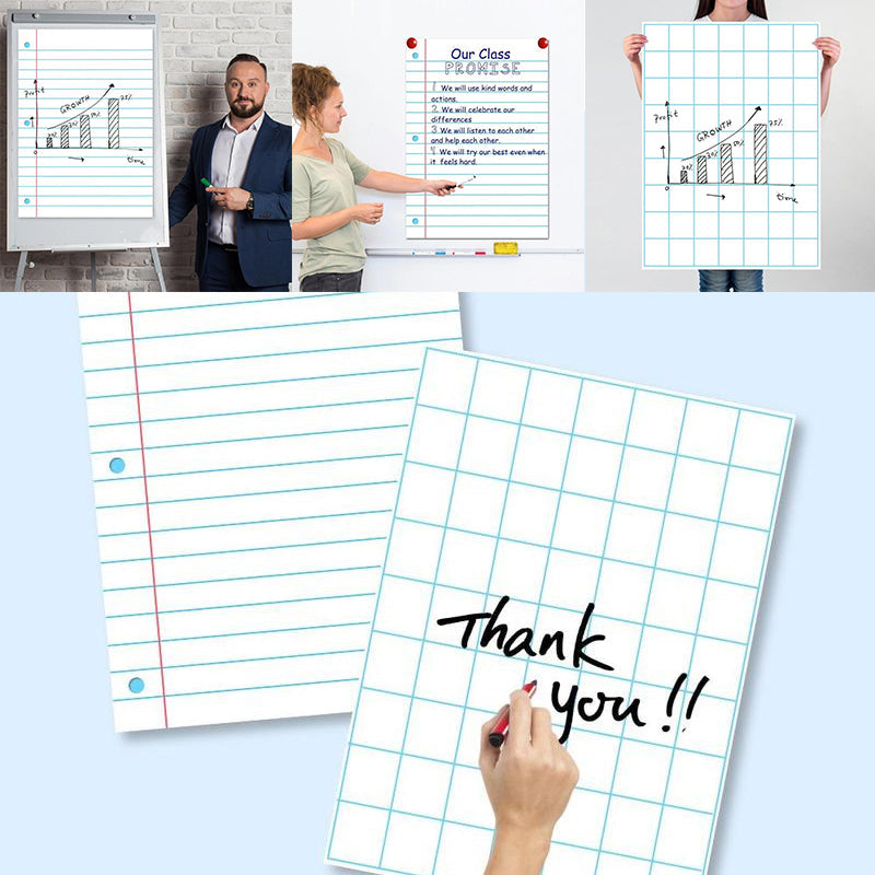 Large Laminated Dry Erase Posters