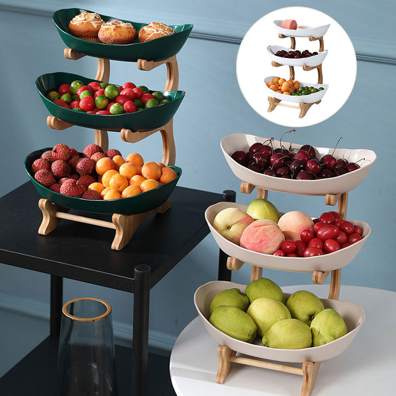 Creative Modern Three-Layer Fruit Plate