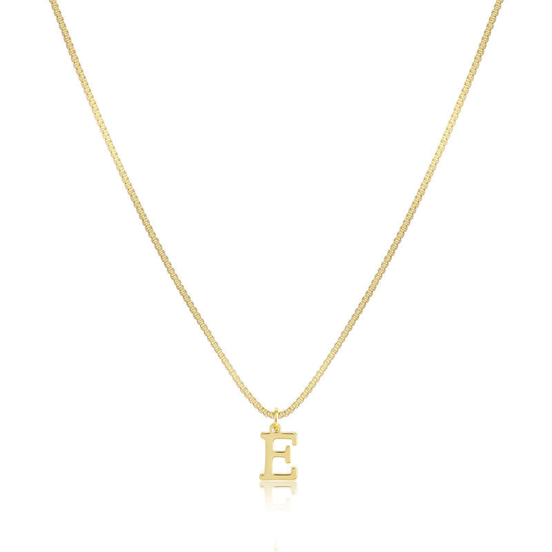 Initial Dainty Necklace for Women