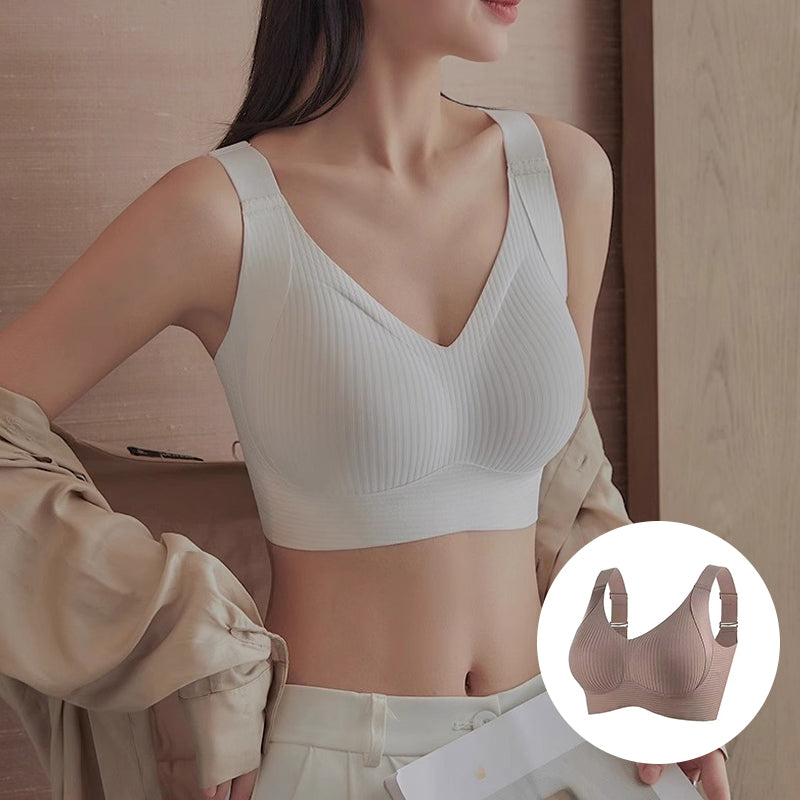 Women's Adjustable Wireless Push-Up Bra