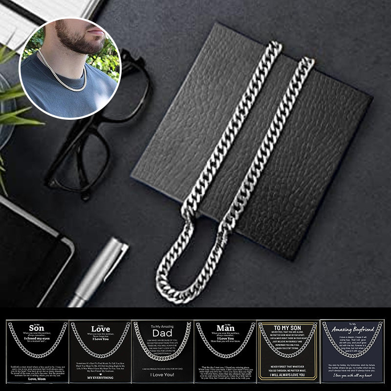 Mens Cuban Link Chain Necklace
