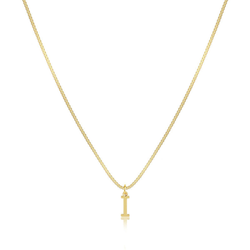 Initial Dainty Necklace for Women