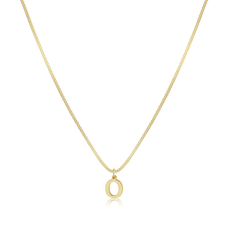 Initial Dainty Necklace for Women