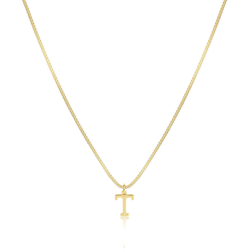 Initial Dainty Necklace for Women