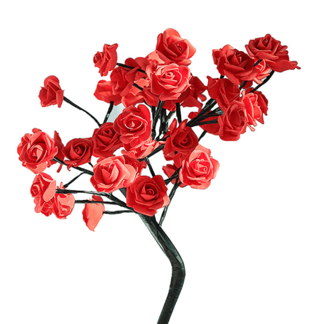 Tabletop Rose Flower Tree Light