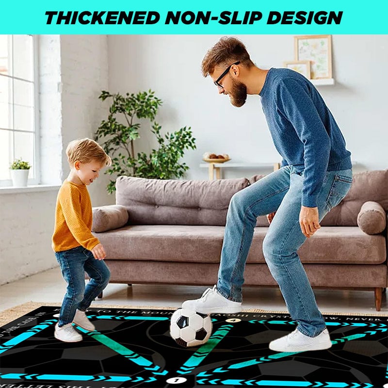 Silent Non-Slip Soccer Training Mat for All Levels