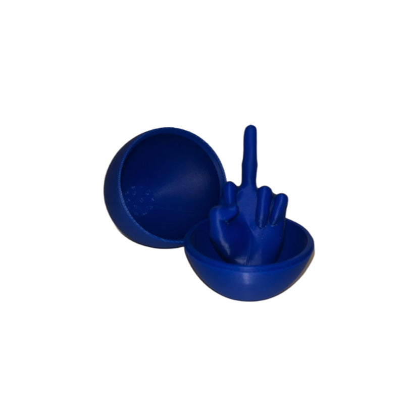 Funny 3D Printed Middle Finger Egg