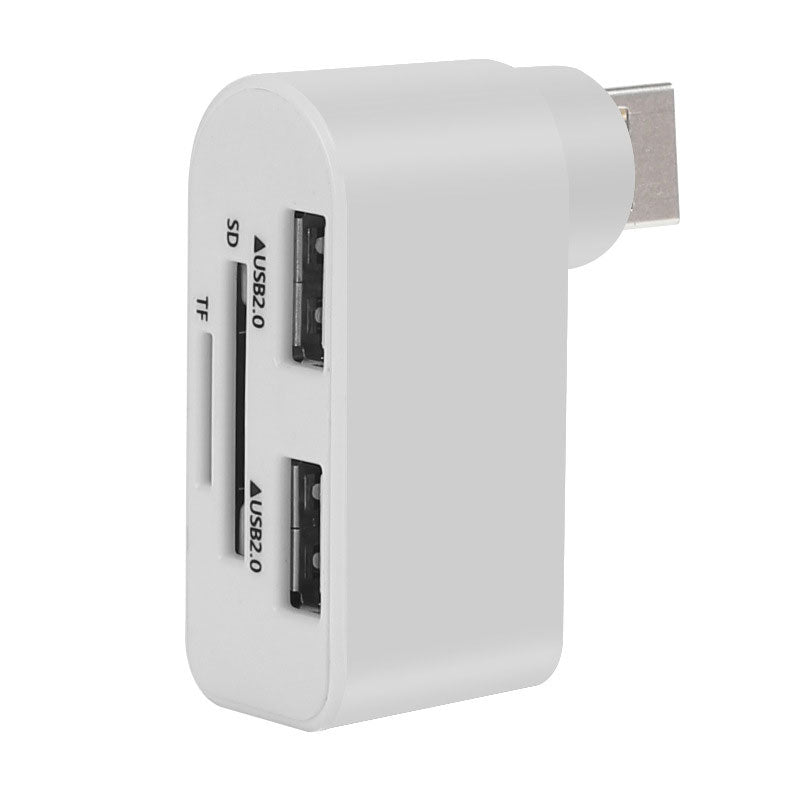 4-in-1 Rotating USB Hub