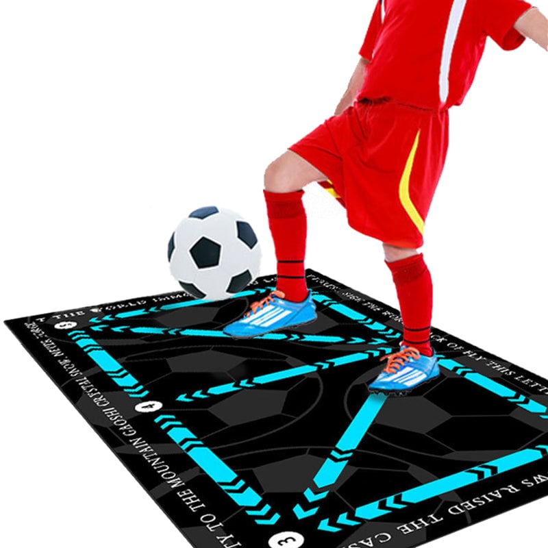Silent Non-Slip Soccer Training Mat for All Levels