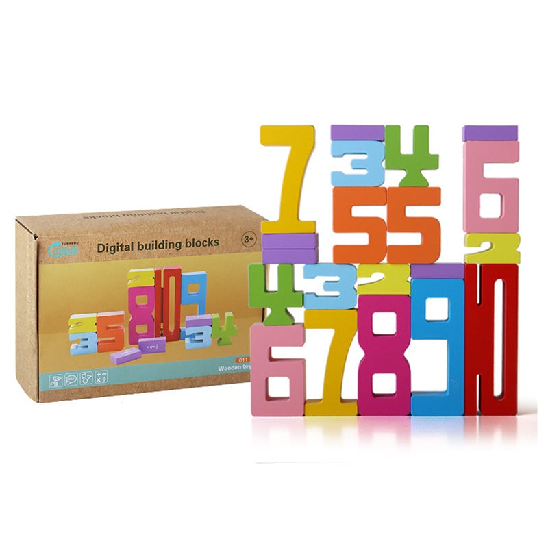 Montessori-Inspired Wooden Number Blocks – Unlock Your Child’s Potential!