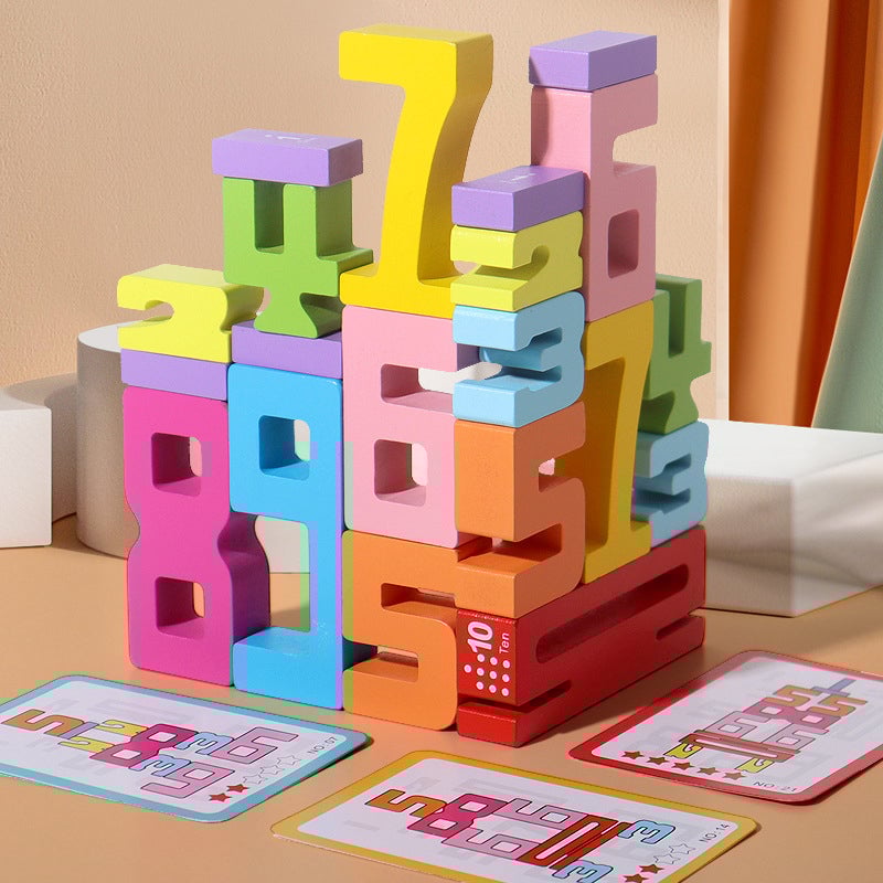 Montessori-Inspired Wooden Number Blocks – Unlock Your Child’s Potential!