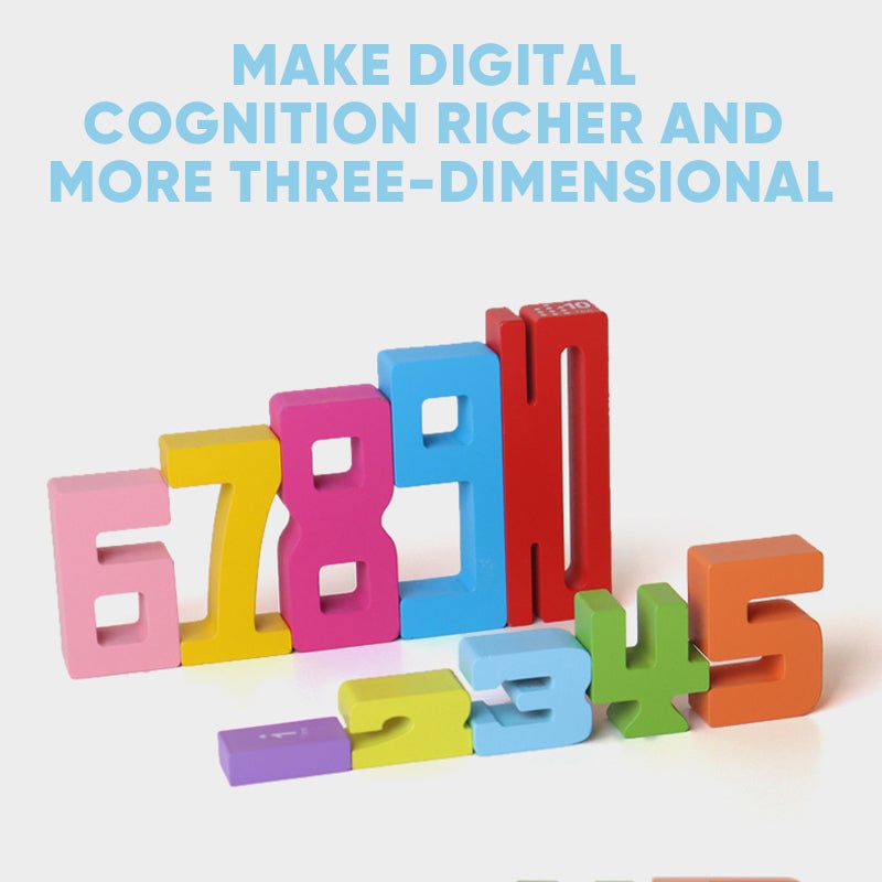Montessori-Inspired Wooden Number Blocks – Unlock Your Child’s Potential!