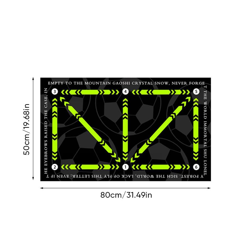 Silent Non-Slip Soccer Training Mat for All Levels