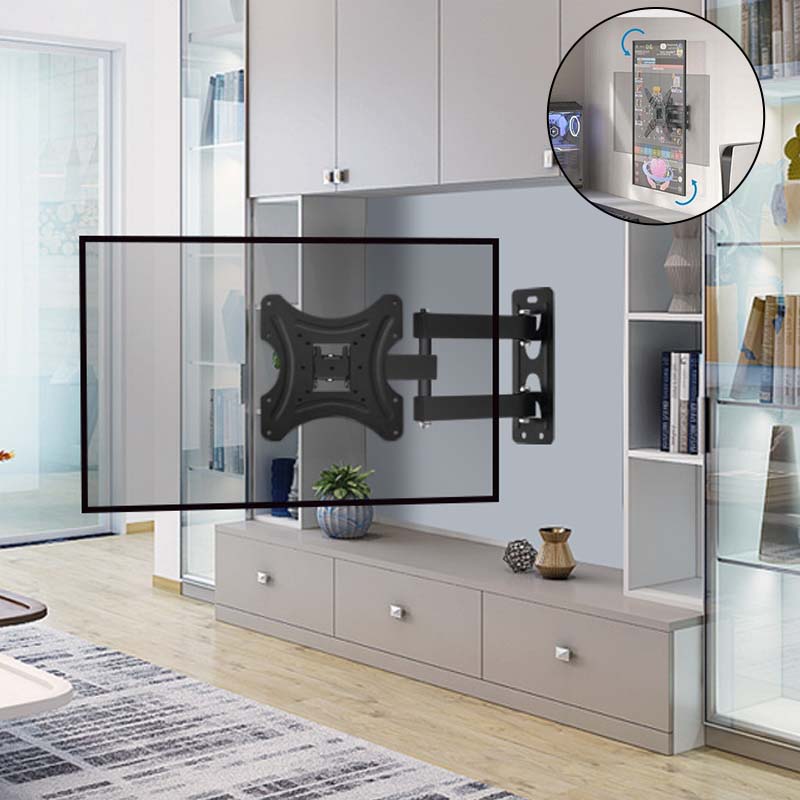 Full Motion TV Wall Mount for 14-55" LED/LCD Flat & Curved Screens