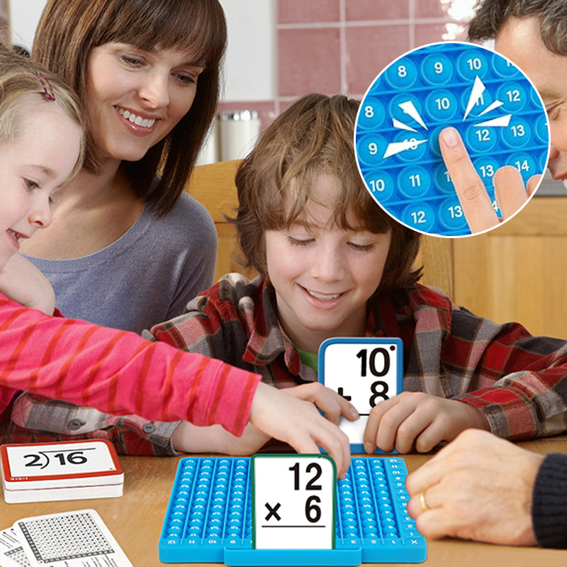 Math Flash Cards and Pop Fidget Chart