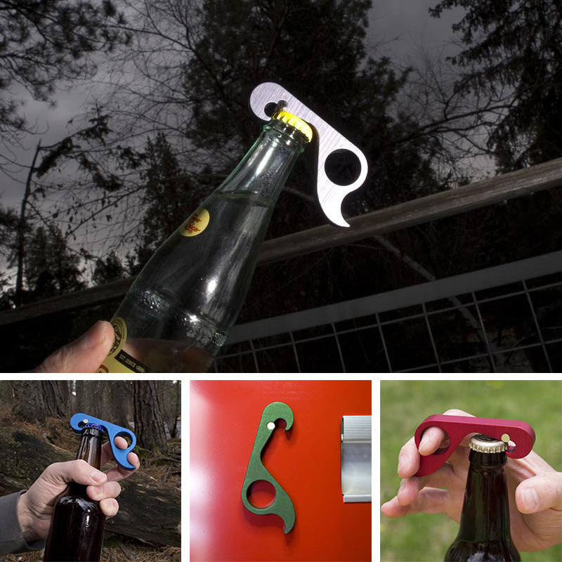 One-handed Bottle Opener
