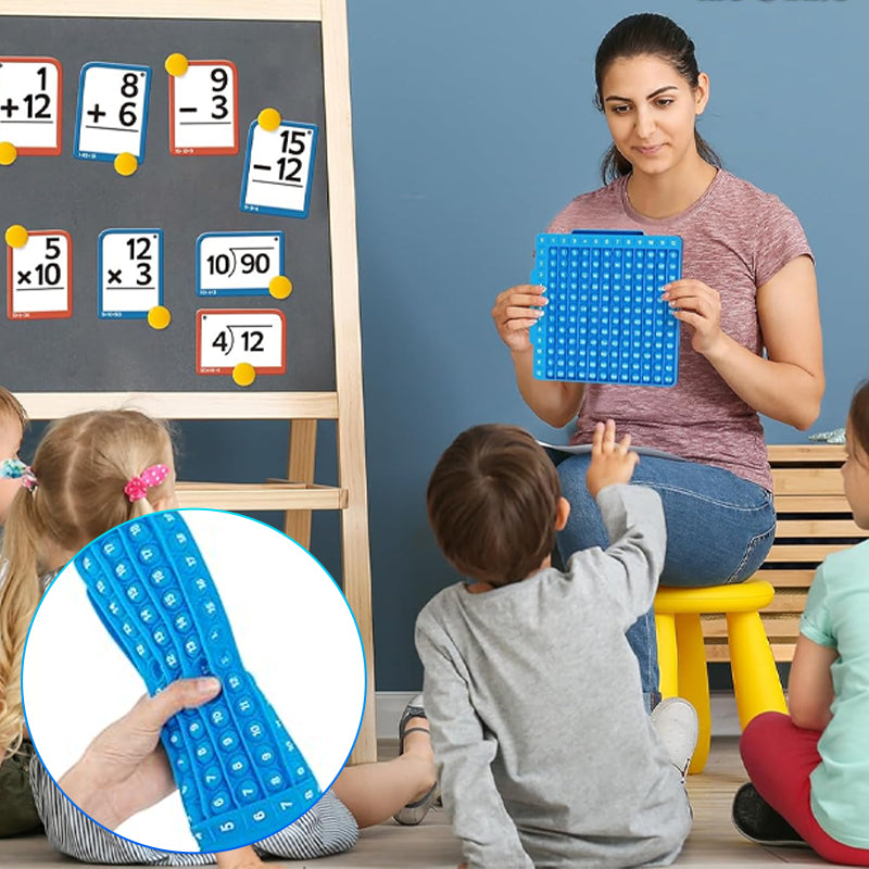 Math Flash Cards and Pop Fidget Chart