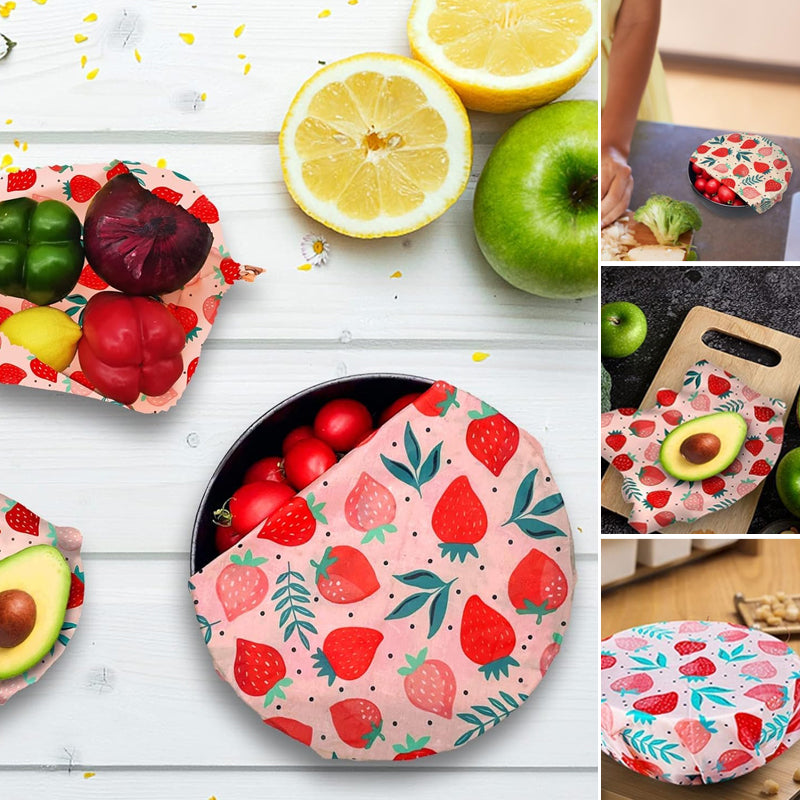 Beeswax Food Wraps (3-Piece Set)