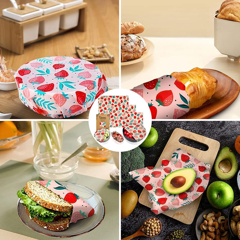 Beeswax Food Wraps (3-Piece Set)